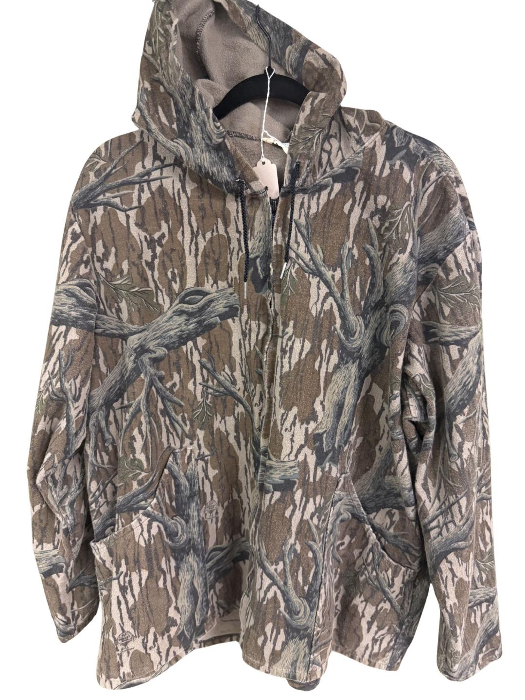 Treestand Zip Up Light Jacket w Hood / Large