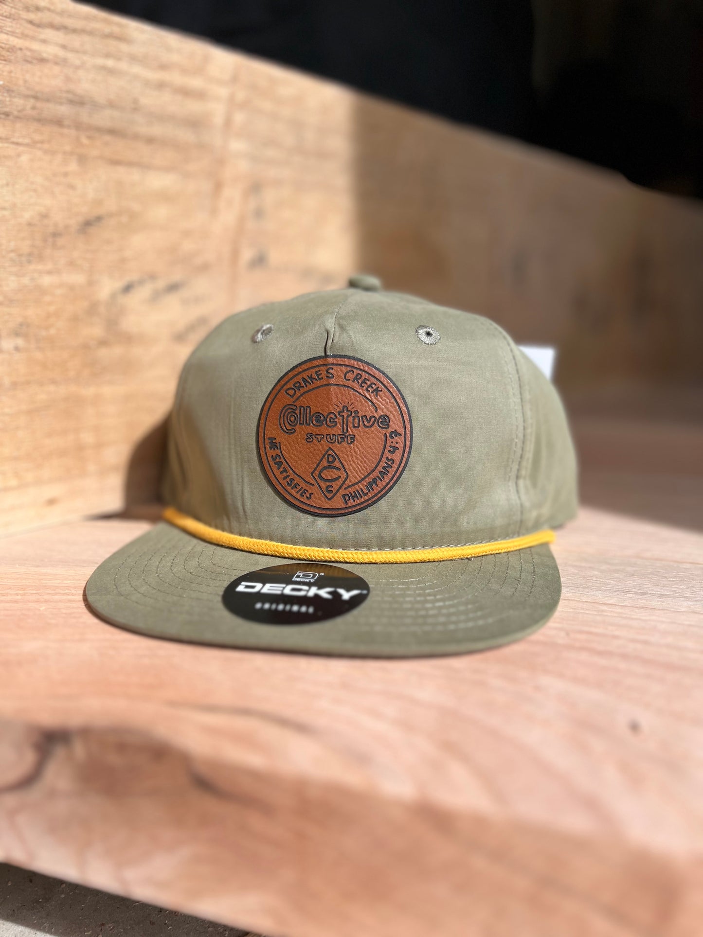 “HE SATISFIES” - Rope Hat
