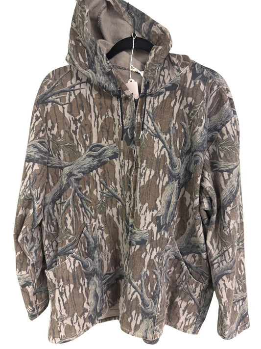 Treestand Zip Up Light Jacket w Hood / Large